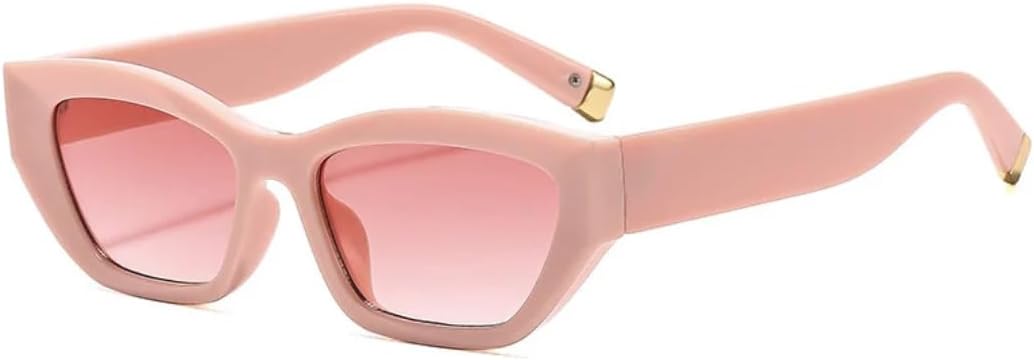 

Солнцезащитные очки с защитой от УФ-излучения UV400 | «Кошачий глаз», прозрачные, конфетные, в стиле панк | для женщин и мужчин, для занятий спортом на открытом воздухе и вождения DSVIGF, Pink-pink