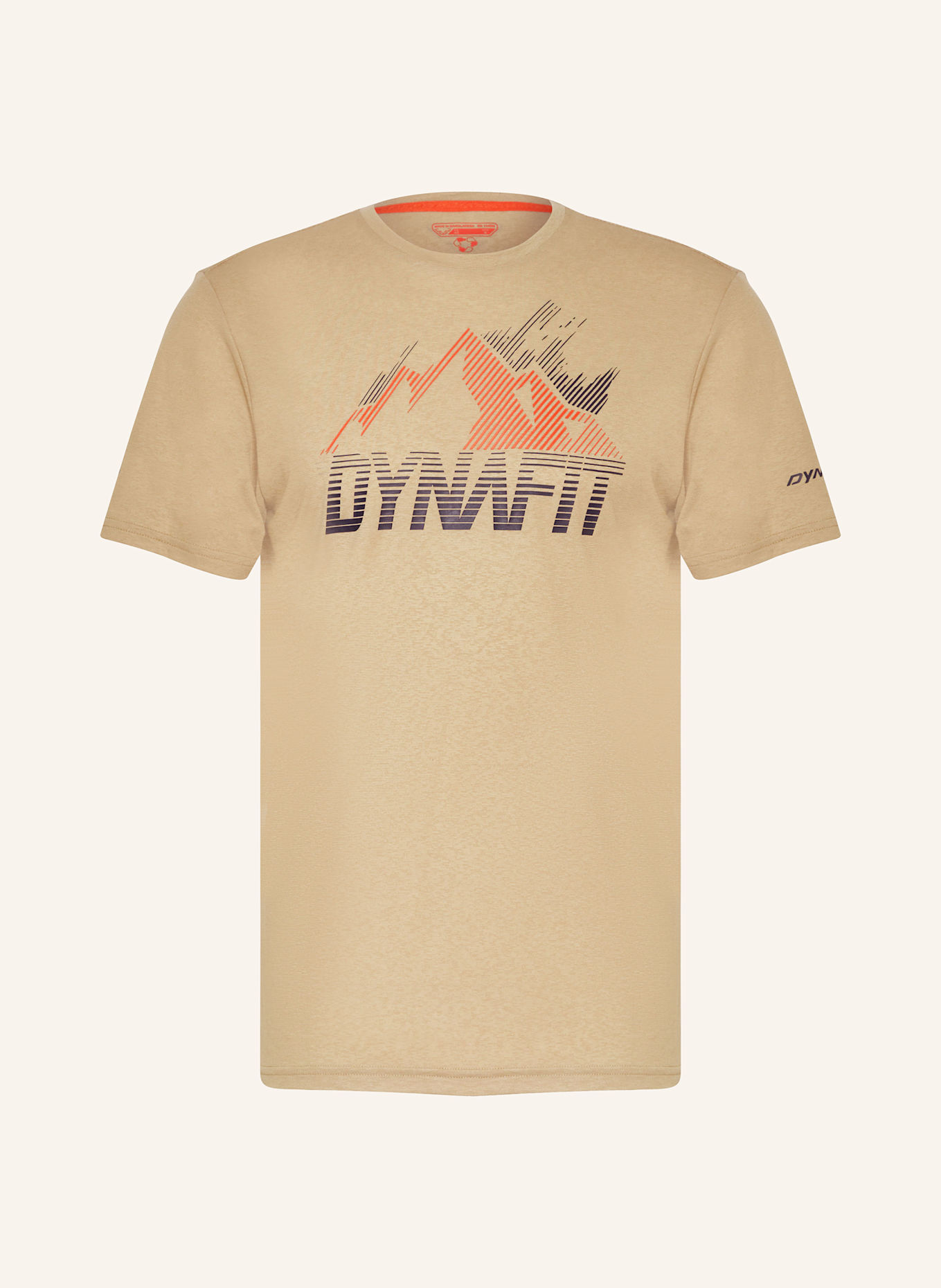

Футболка с прозрачным рисунком Dynafit, хаки