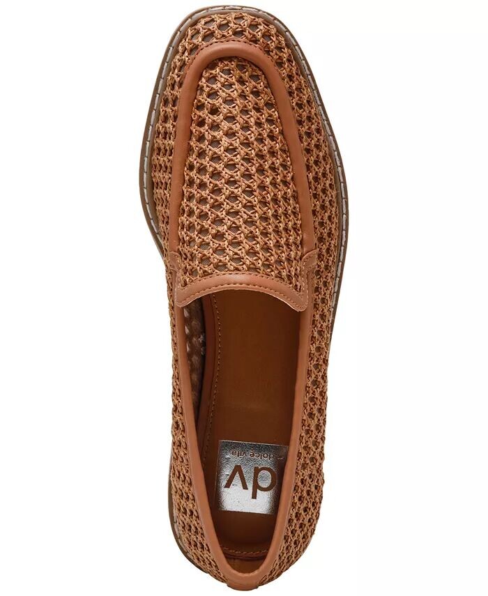 Женские плетеные мокасины Fran Slip-On DV Dolce Vita, коричневый/бежевый — фото 4