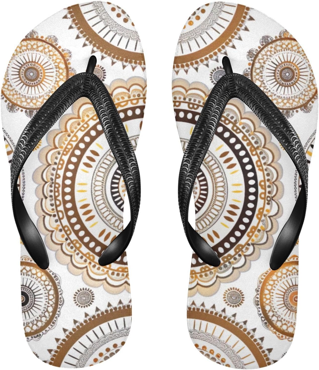 

Коричневые шлепанцы с узором, пляжные летние повседневные сандалии для женщин и мужчин, тапочки для душа, размер XS Kfbe
