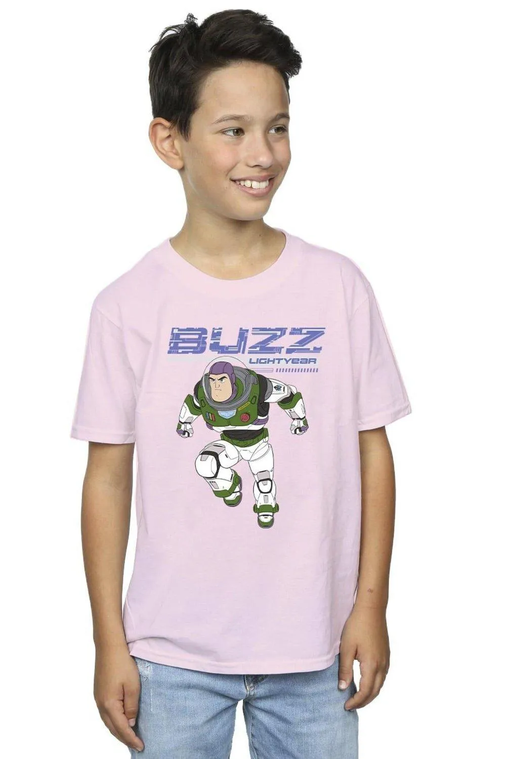 

Футболка Lightyear Buzz Jump To Action Disney, розовый