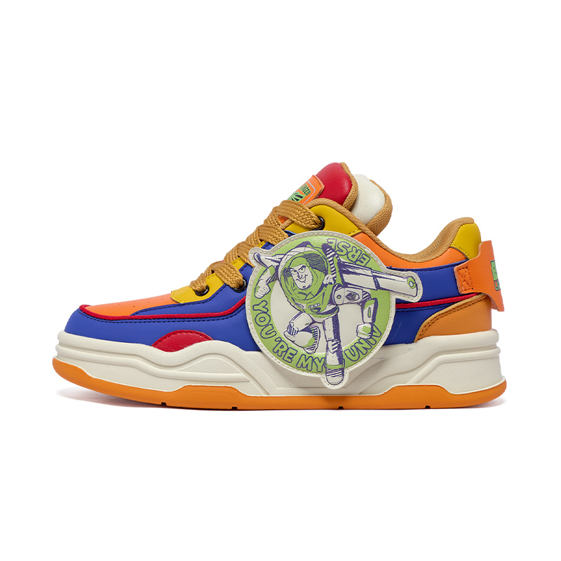 

Детские кроссовки для скейтбординга с дышащими вставками, износостойкие и противоскользящие, для подростков, из серии «История игрушек» Disney, желтый