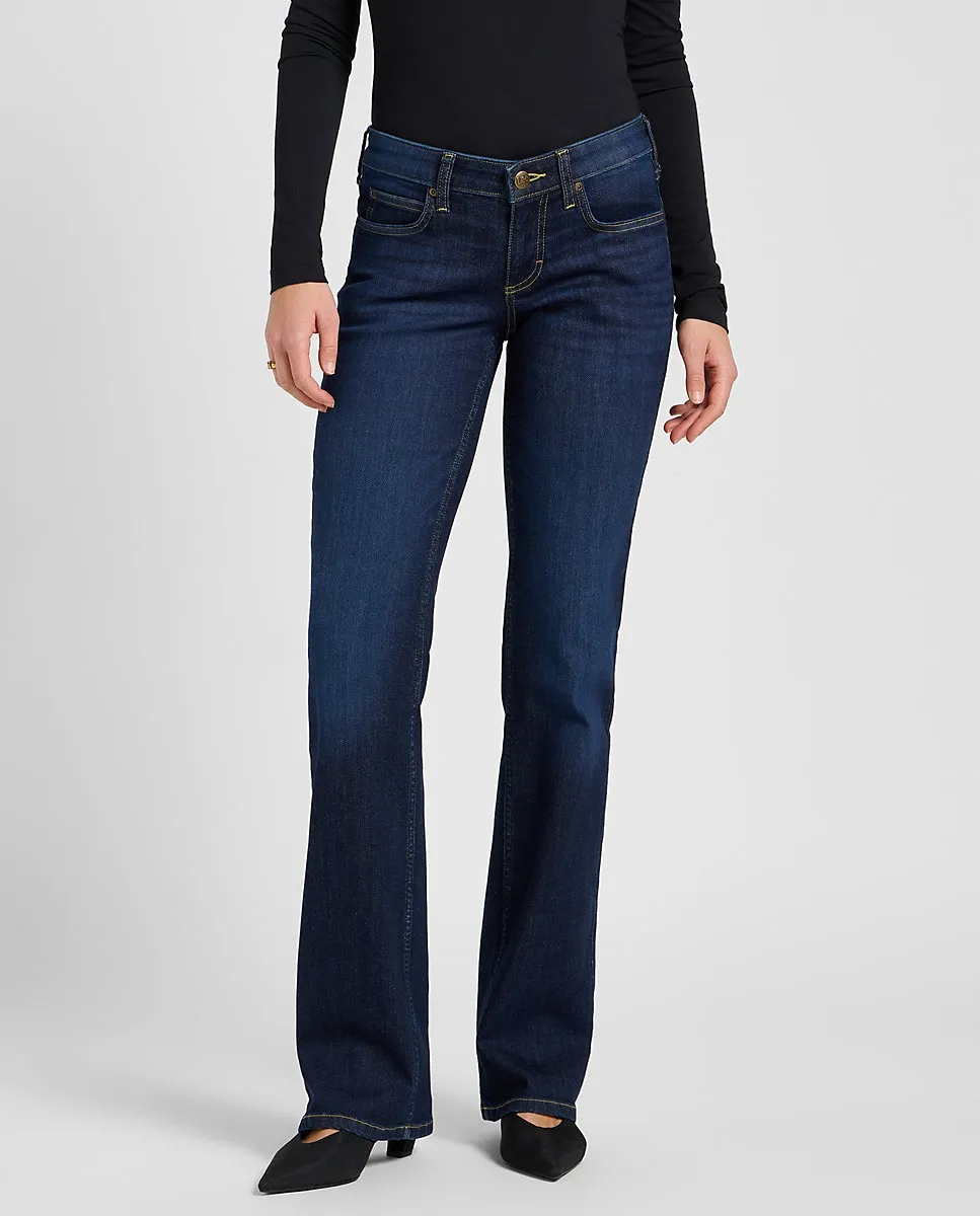 

Женские джинсы-колокольчики Джессика с низкой посадкой Lee, темно-синий