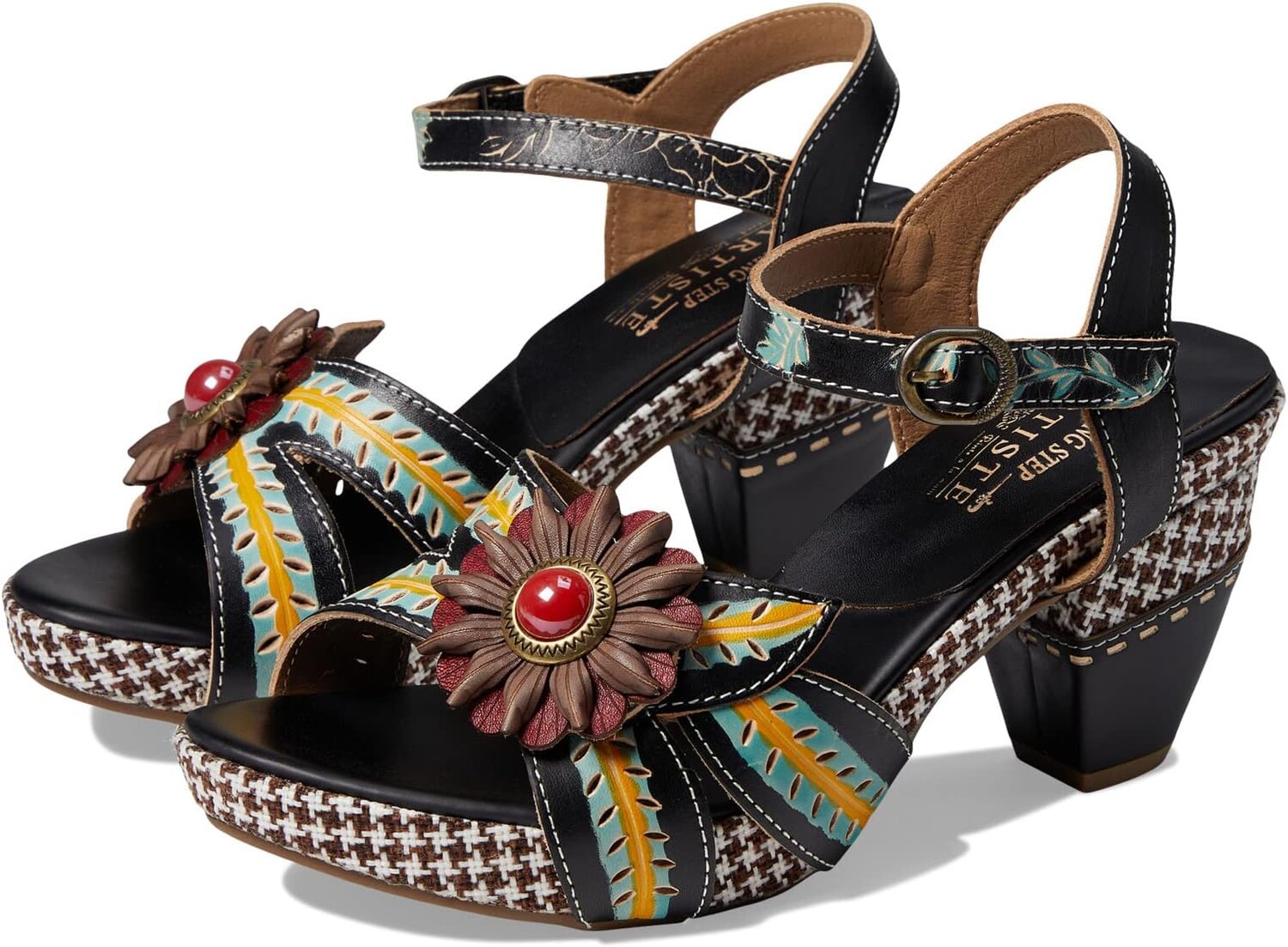 

Босоножки Astarr L'Artiste by Spring Step, цвет Black Multi