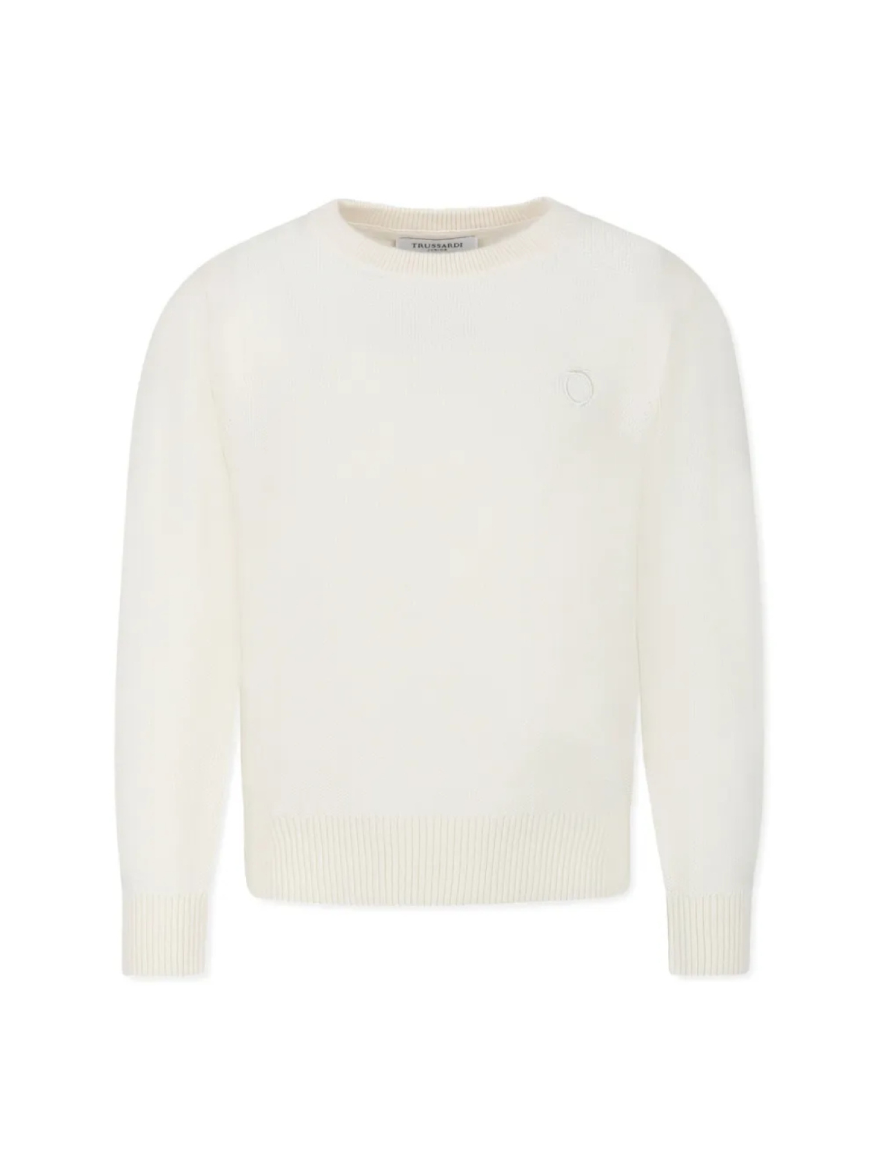 

TRUSSARDI JUNIOR джемпер из хлопка, нейтральный