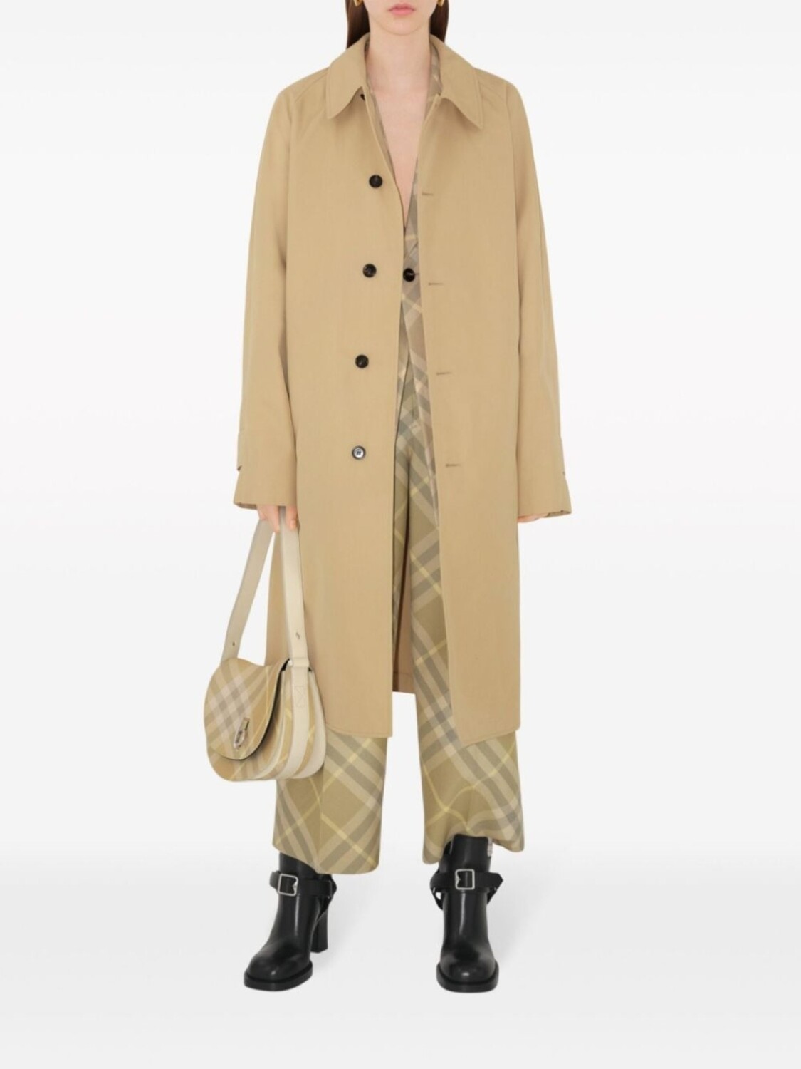 

Пальто Car Burberry, бежевый