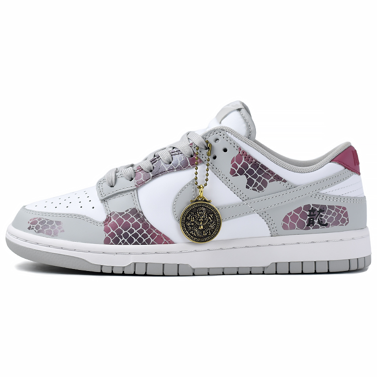 

Nike Кроссовки для скейтбординга Dunk Slip, водостойкие, с мягкой подошвой, износостойкие, серо-белые, мужские