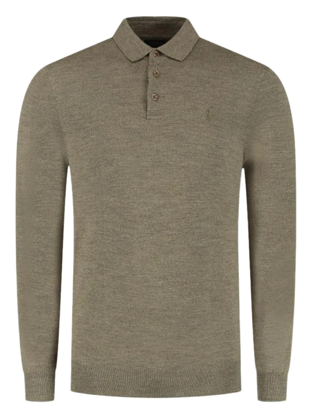 

Поло с длинными рукавами Polo Ralph Lauren, зеленый