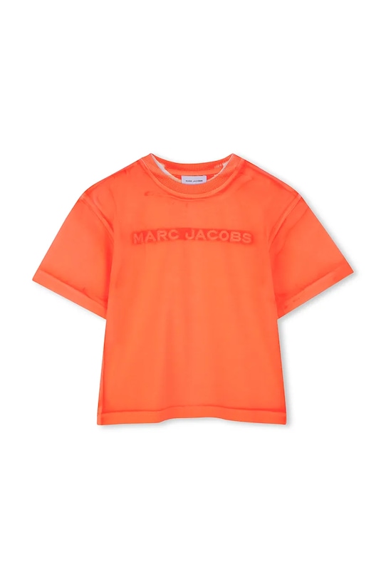 

Детская хлопковая футболка Marc Jacobs, оранжевый
