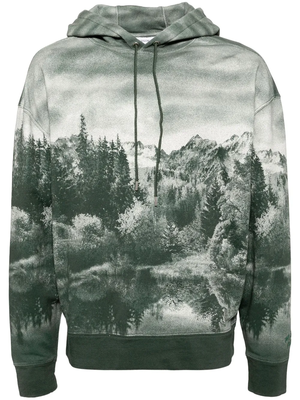 

Худи Landscape Maison Kitsuné, зеленый