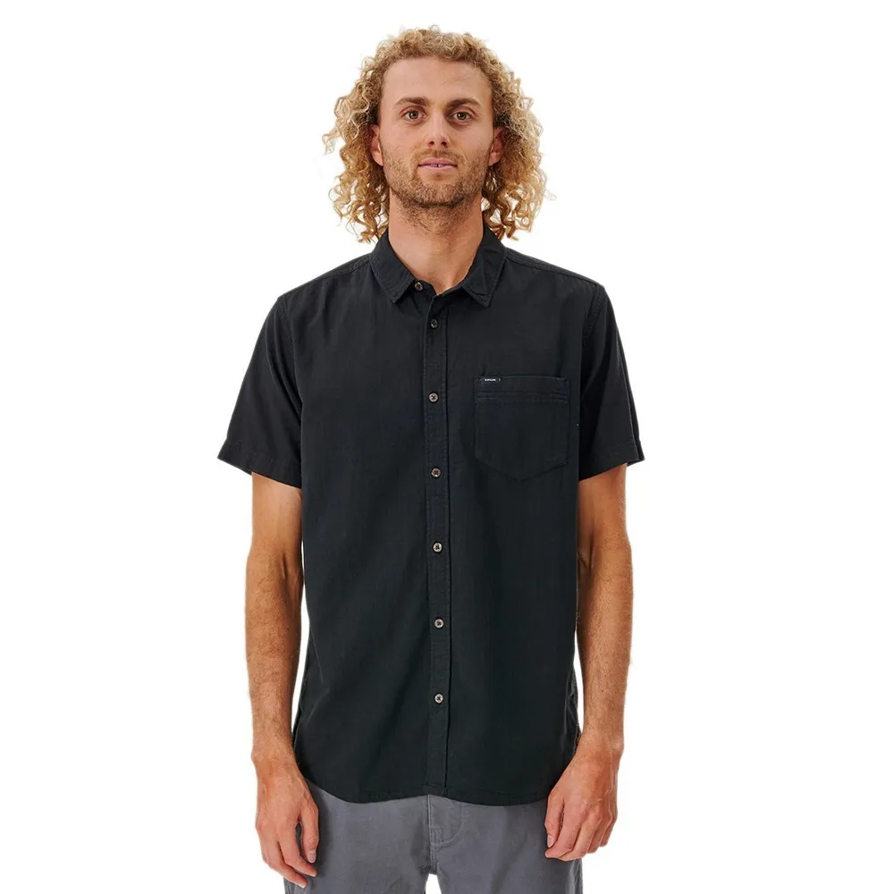 

Рубашка с коротким рукавом Rip Curl Classic Surf Washed, черный