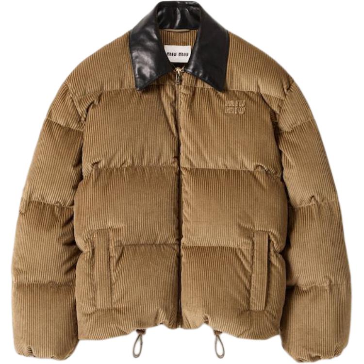 

MIU MIU Женский пуховик бежевый, Cork Beige