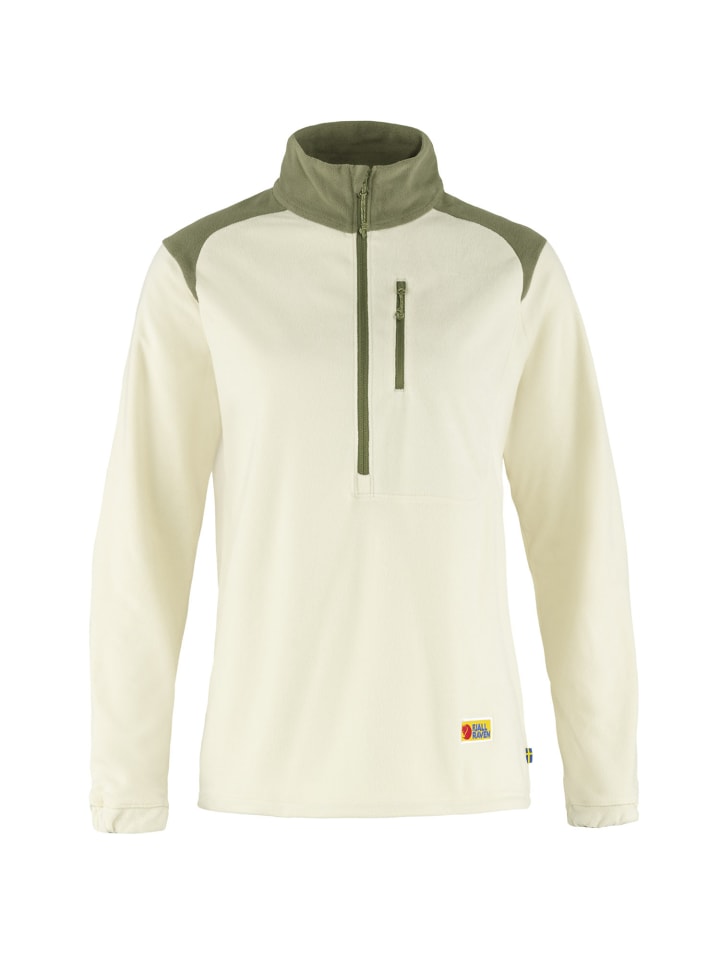 

FJÄLLRÄVEN Белый флисовый свитер Vardag Lite