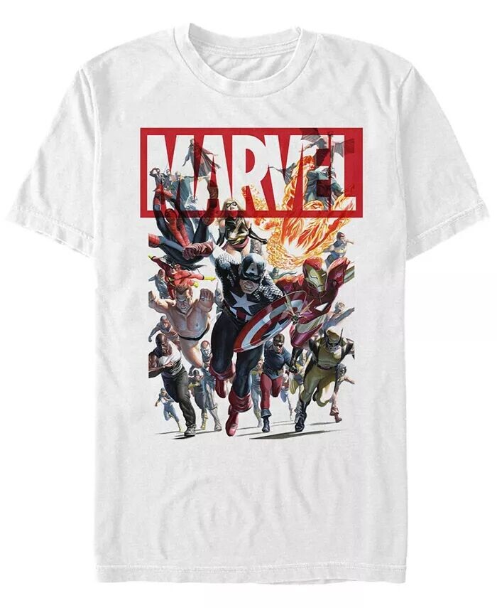 

Мужская футболка с коротким рукавом Team Avengers Crew Fifth Sun, белый