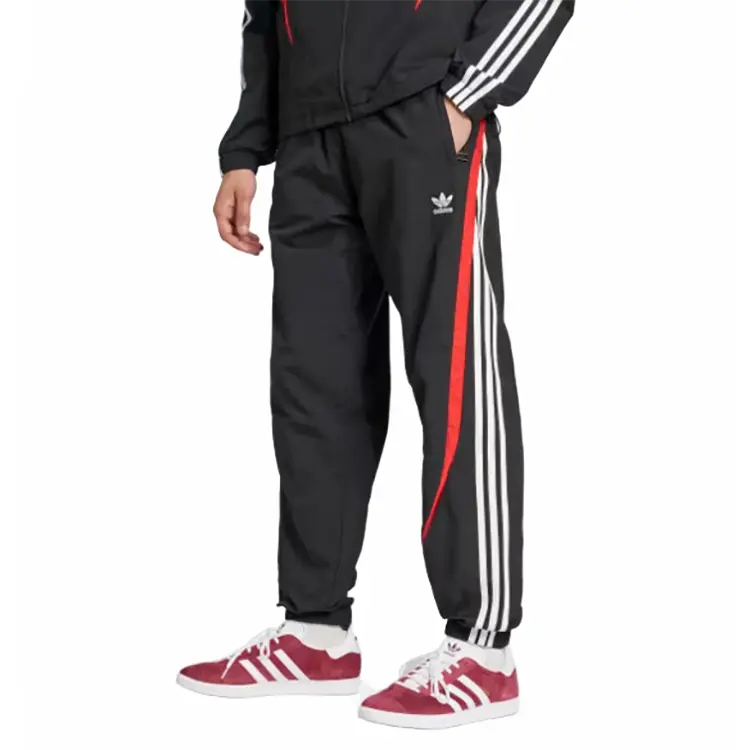 Спортивные штаны с логотипом Adidas 3-Stripes Adidas Originals, черный — фото 2