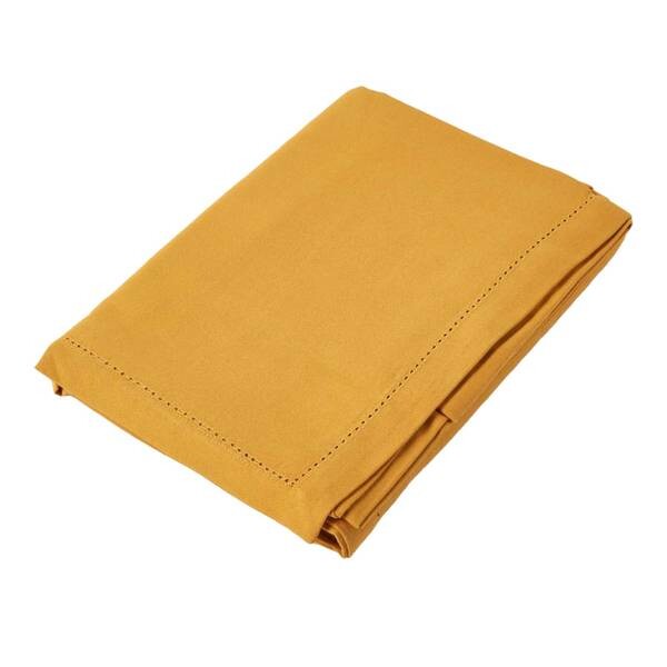 

Скатерть Homescapes aus 100% Baumwolle, 137x1x228 см цвет senfgelb