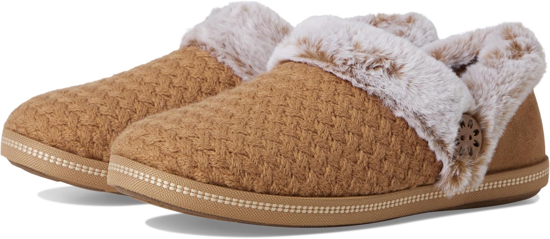 Тапочки SKECHERS Women's Cozy Campfire - Frosty Promise, Tan
