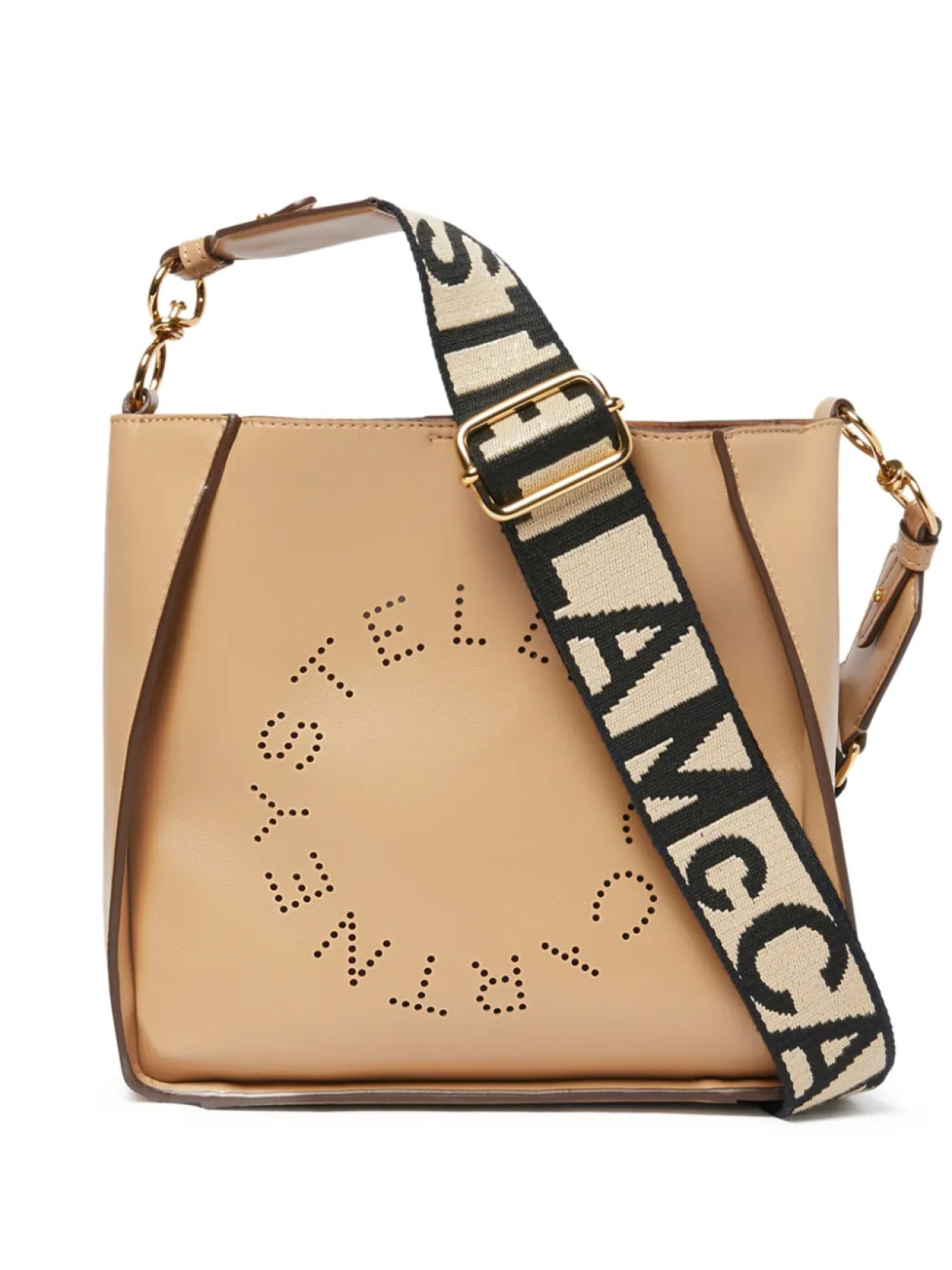 

Stella McCartney сумка на плечо с логотипом, нейтральный