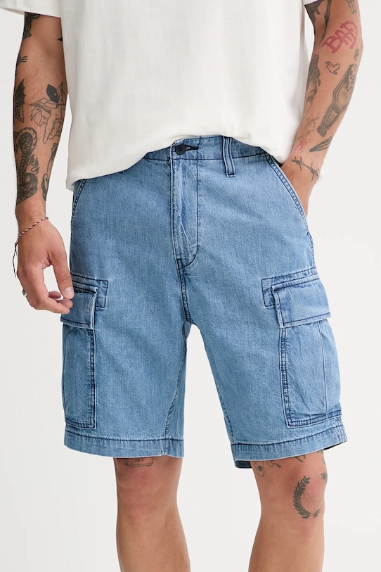 

Хлопковые шорты Carrier Cargo Shrt-0 Levi'S, синий
