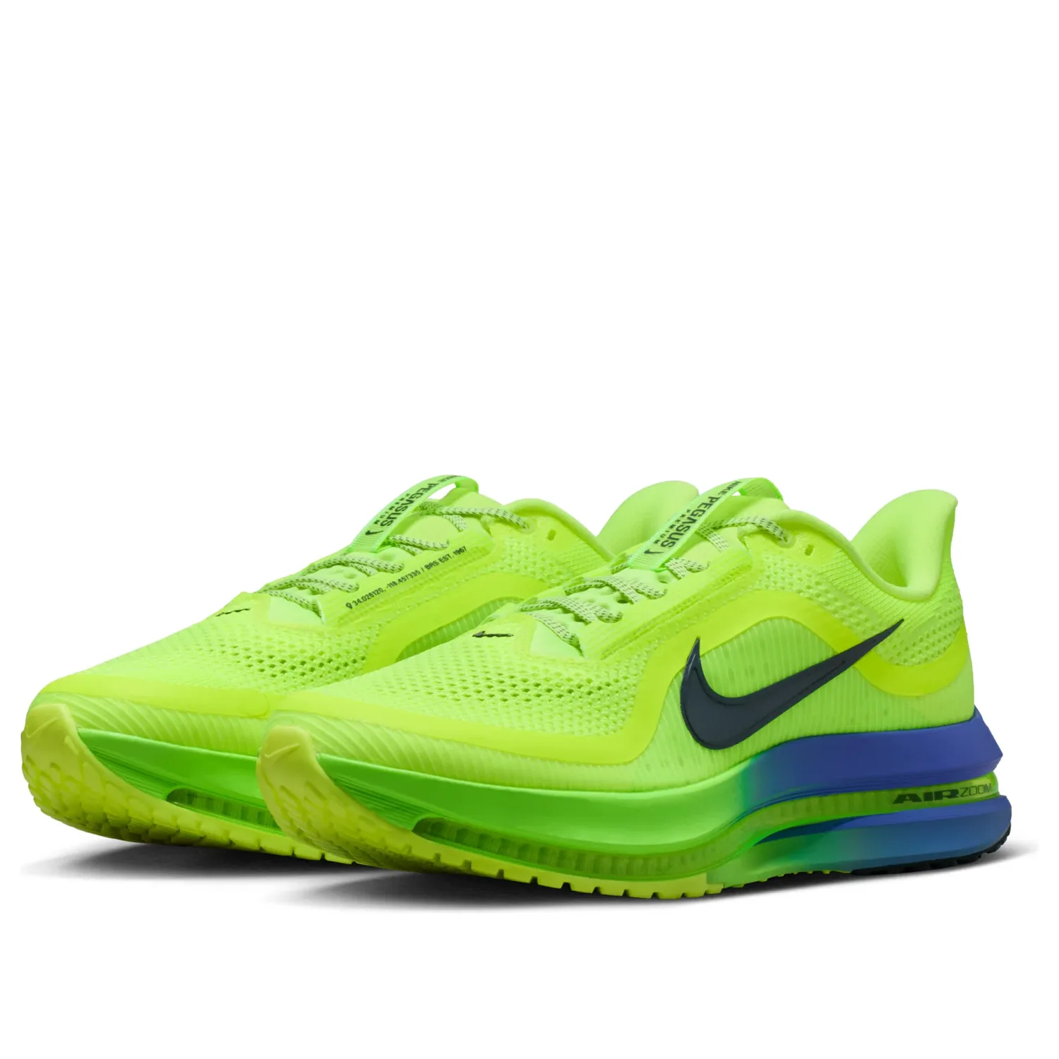 Кроссовки Nike Pegasus Premium 'Volt Ice Sapphire', зеленый — фото 4