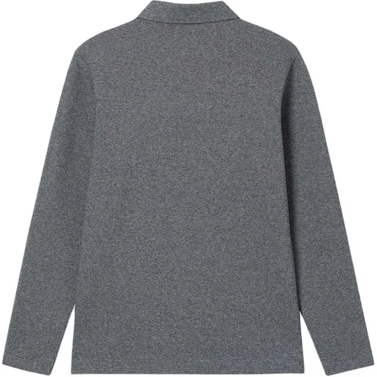 LACOSTE Футболка-поло мужская Moon Eclipse Gray/E8G с лацканом — фото 3