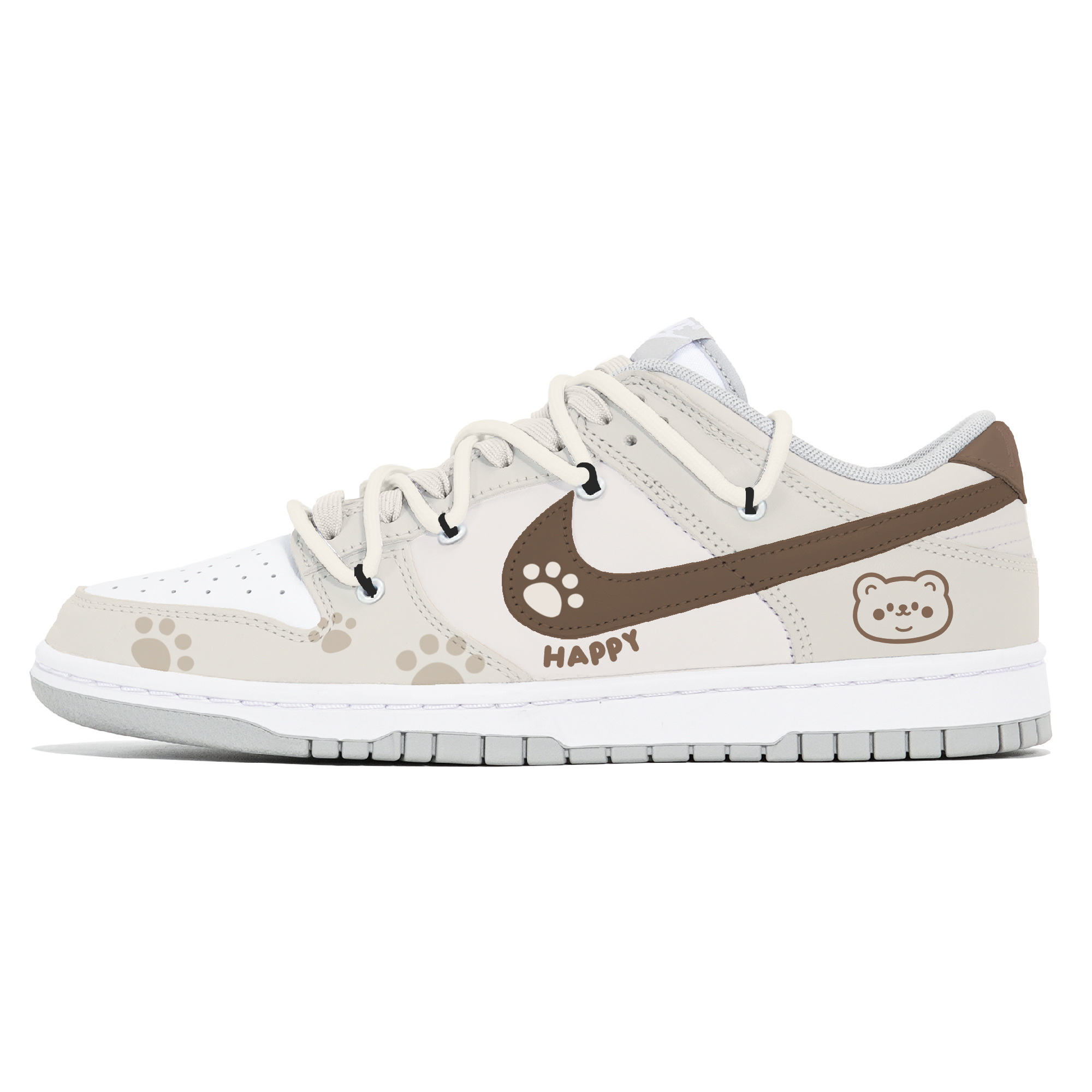 

Nike Кроссовки для скейтбординга Dunk Joy Lemon, износостойкие, бежевые, мужские