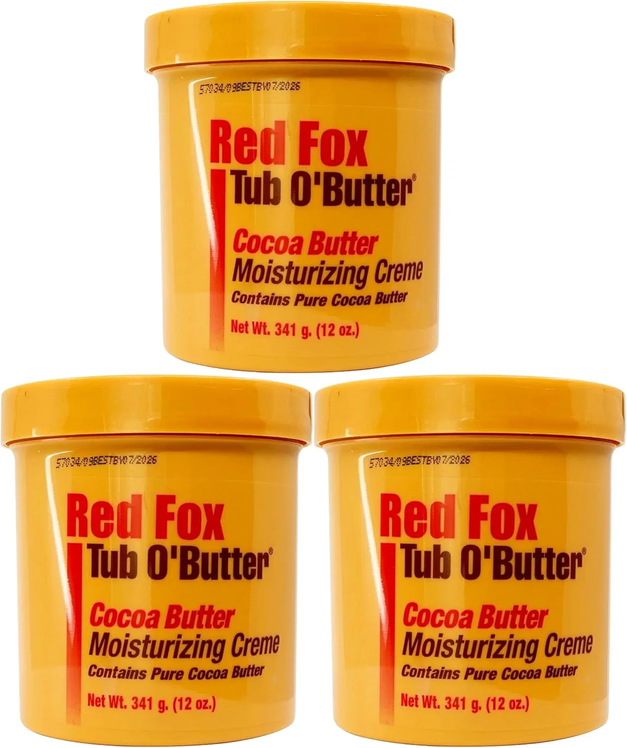 Бальзам для тела увлажняющий Red Fox Tub O Butter 3 шт 310 мл — фото 2