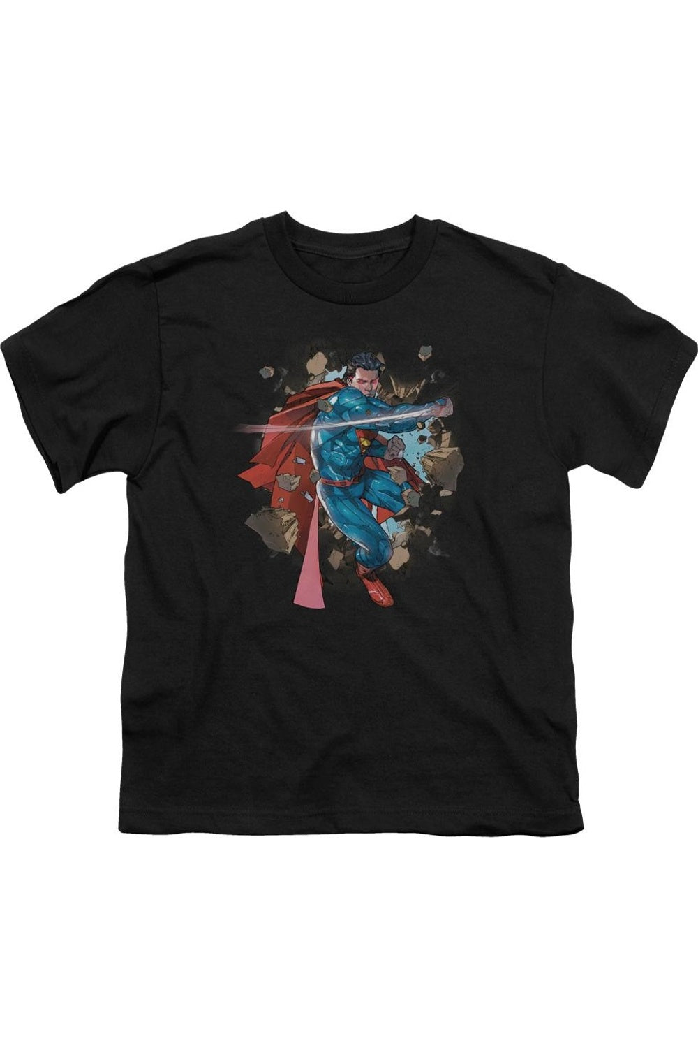 

Футболка с коротким рукавом "Супермен: Разрушитель скал" для детей Gildan, черный