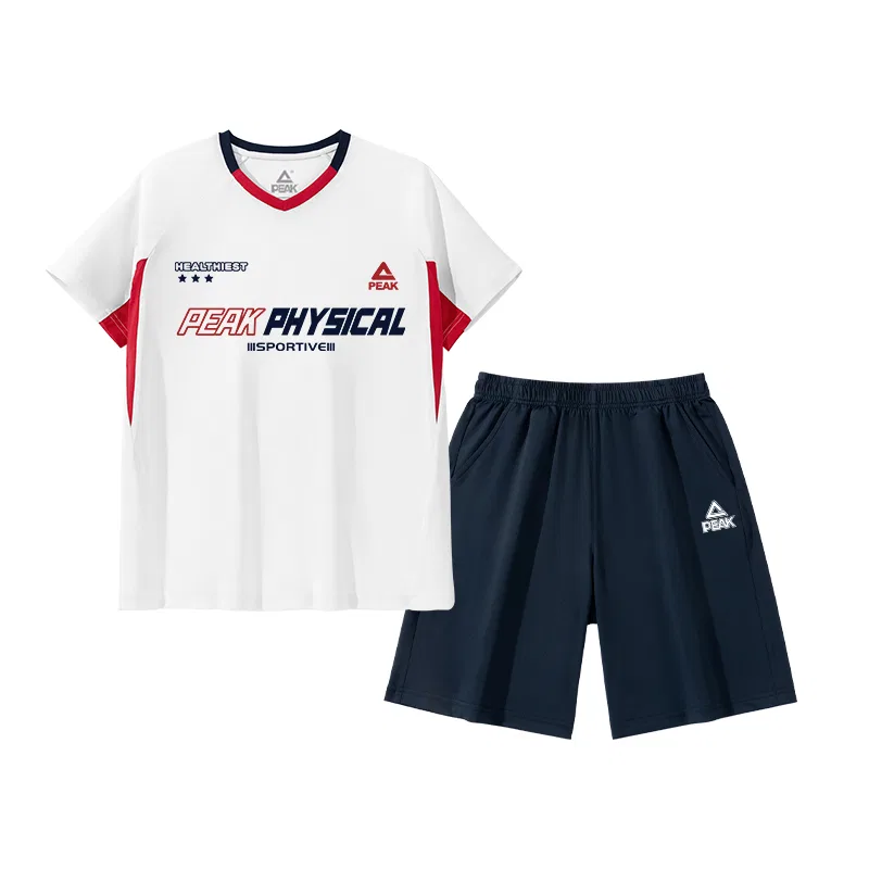 Детский спортивный костюм PEAK Red/PK Saffron