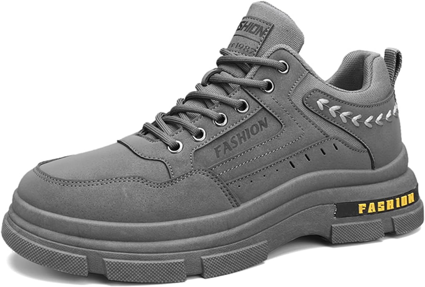 

Мужские модные кроссовки, походные ботинки, повседневные спортивные обувь, кроссовки высокие для мужчин Spwagym, серый