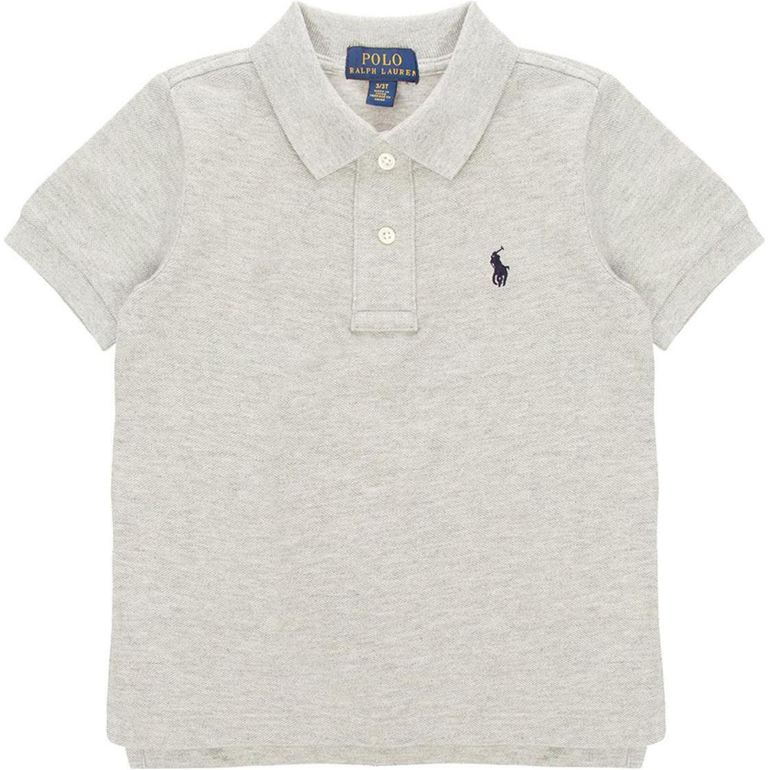 

Детская футболка Polo Ralph Lauren, светло-серый