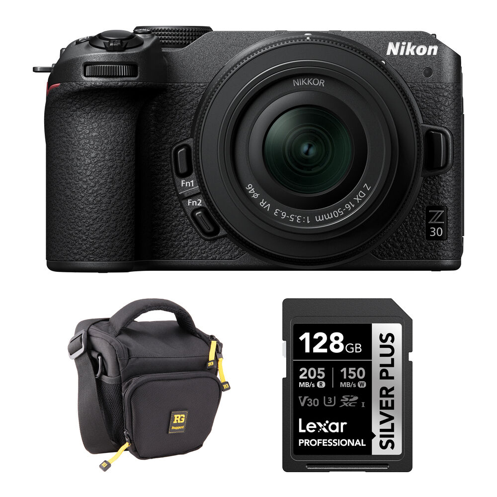 

Беззеркальная камера Nikon Z30 Mirrorless Camera with 16-50mm f/3.5-6.3 Lens and