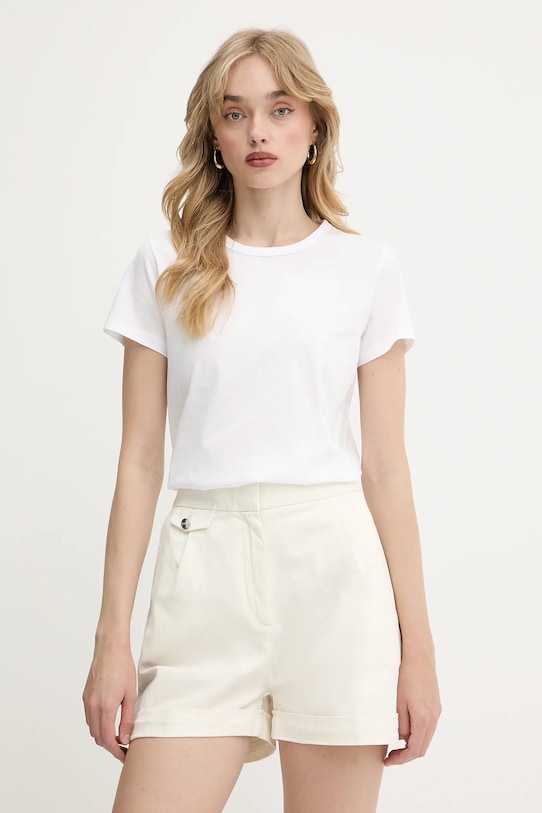 

Хлопковая футболка Boss, белый