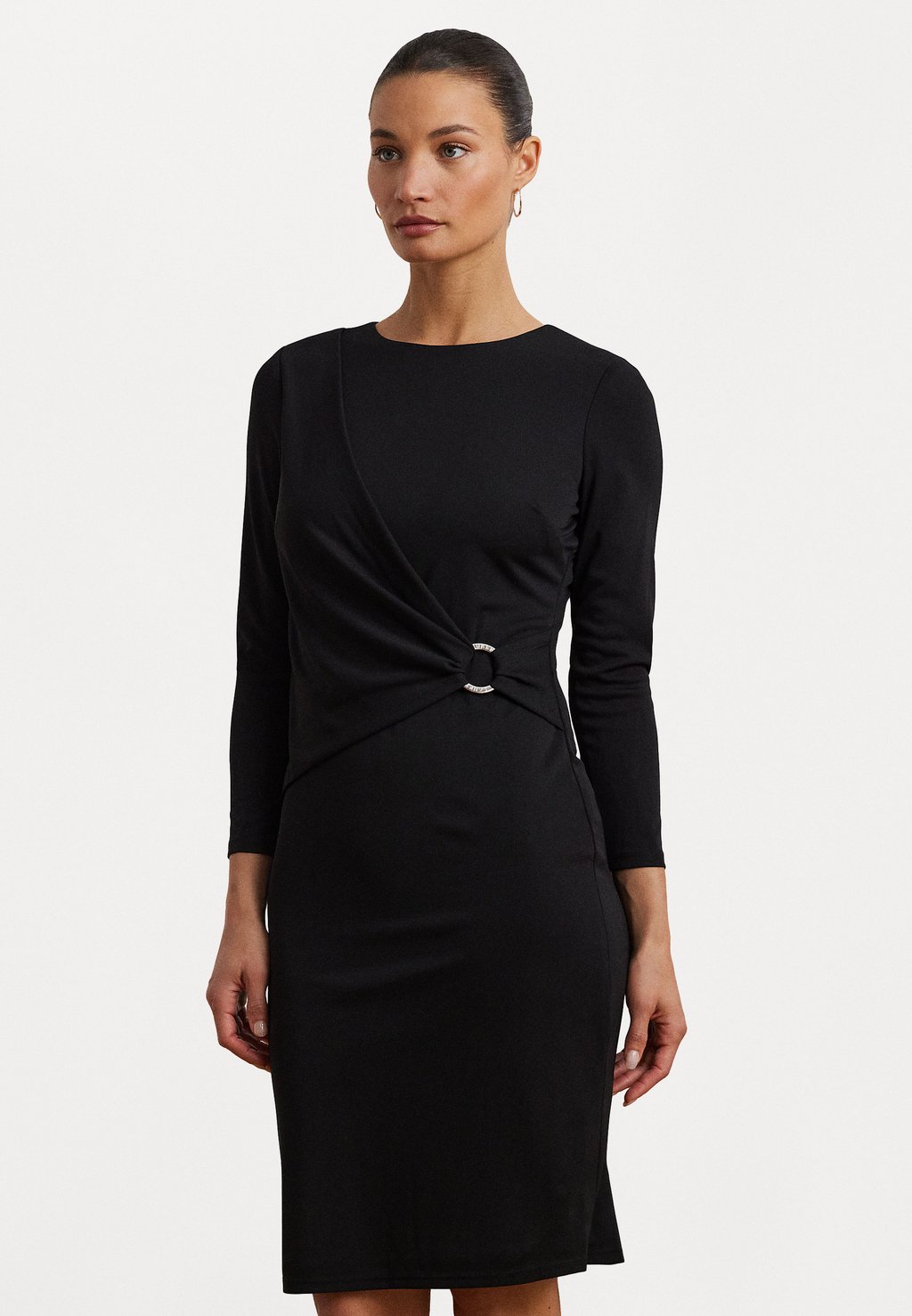 

Платье из джерси JERSEY THREE QUARTER SLEEVE DRESS - Cocktail dress / Party dress Lauren Ralph Lauren, черный