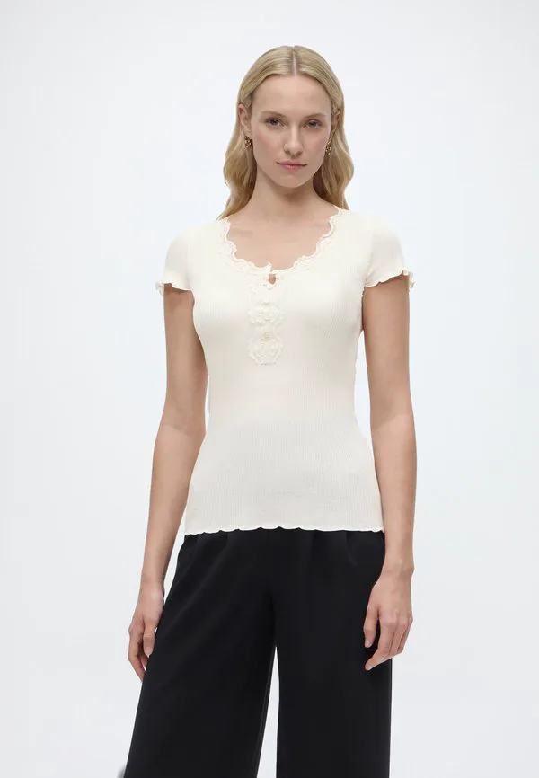 

Базовая футболка с короткими рукавами Rosemunde, Ivory, Розовый, Базовая футболка с короткими рукавами Rosemunde, Ivory