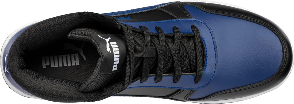 Мужские кроссовки Puma Frontcourt синие/черные среднего уровня — фото 3