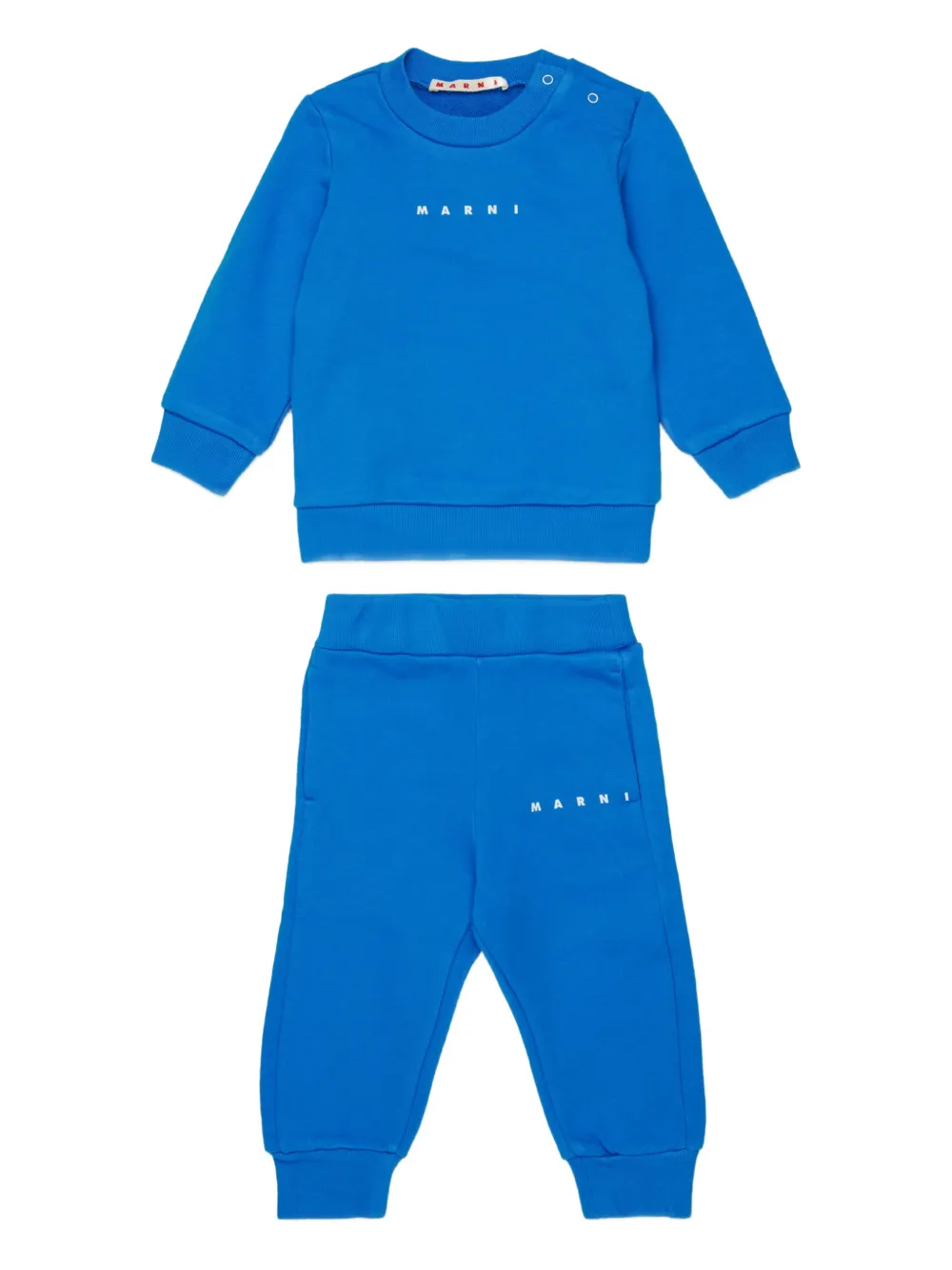 

Спортивный костюм с логотипом Marni Kids, синий