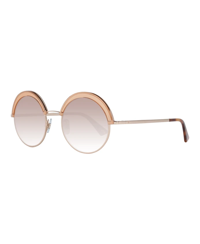 

Круглые женские солнцезащитные очки из розового золота Web Eyewear, розовый
