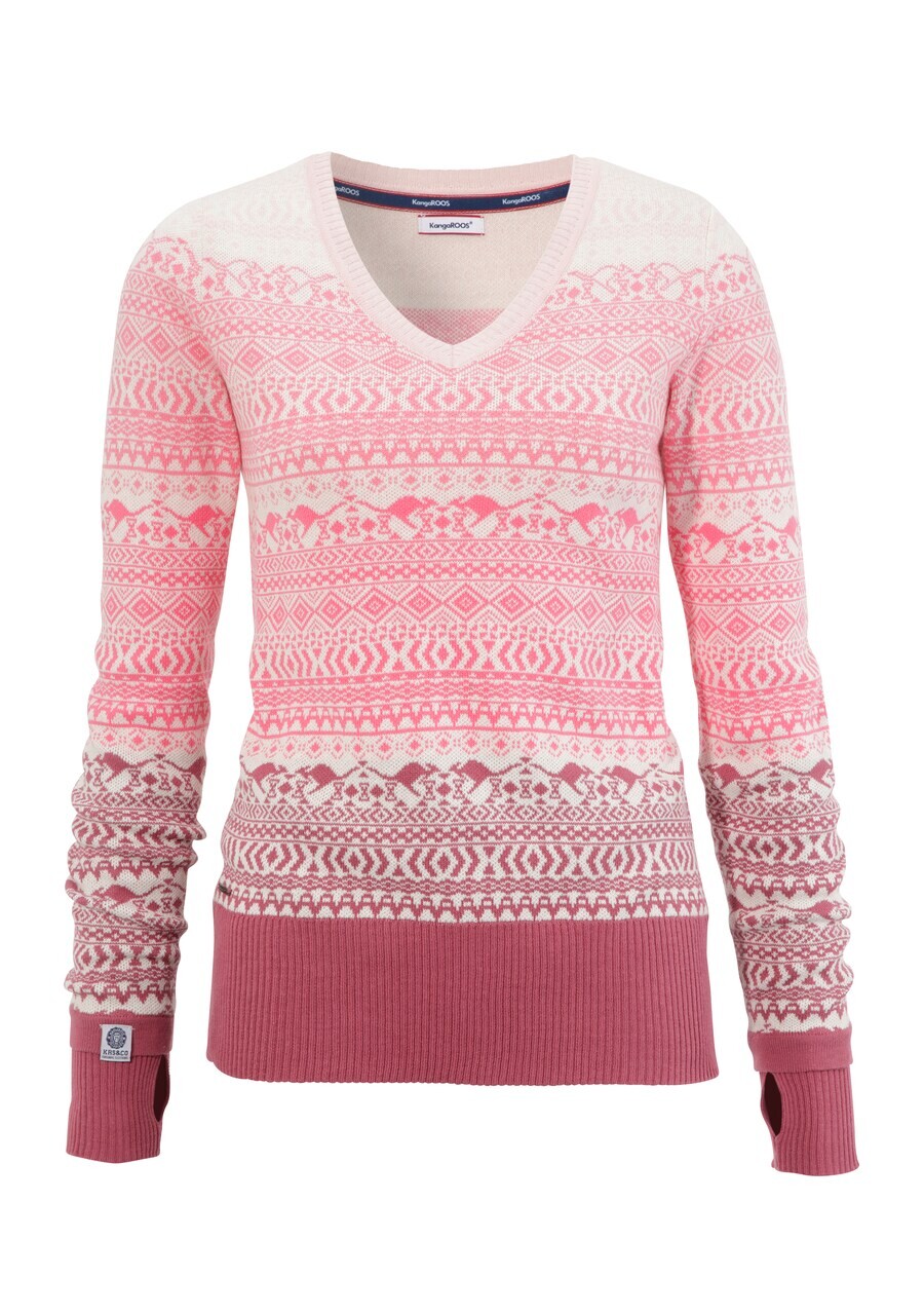 

Тонкий вязаный свитер KangaROOS Sweater, цвет rose/light pink
