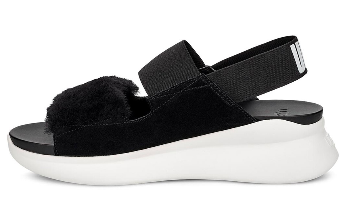 Пляжные сандалии женские черные Ugg