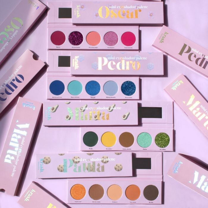 Тени для век Marta Mini eyEXshadow Palette Krash Kosmetics, Multicolor