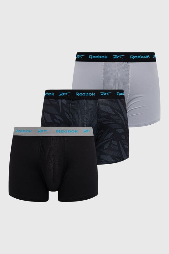 

Боксеры (3 пары) Reebok, черный