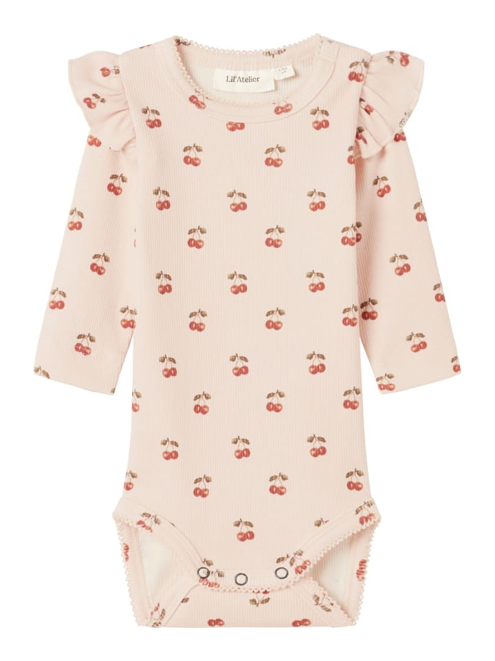 

Name it Боди с длинными рукавами NBFLAVO EVE LS SLIM BODY LIL в цвете «серебристый пион»