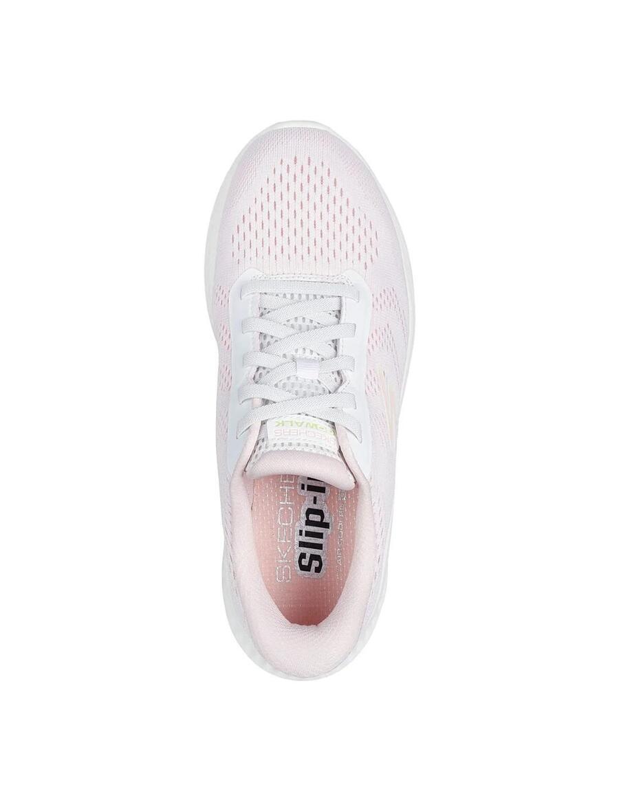 Женские кроссовки Skechers Go Walk Now разноцветные. — фото 4