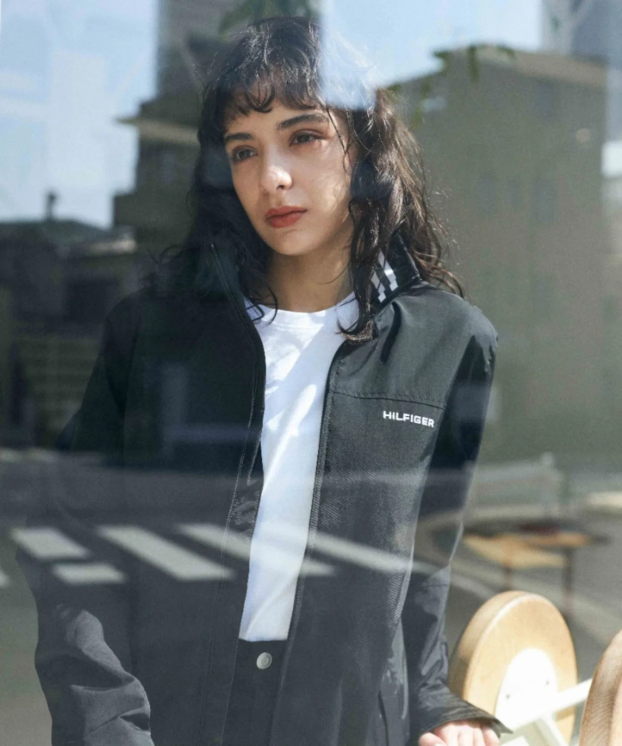 Куртка-регатта Tommy Hilfiger из нейлона, чёрная — фото 4