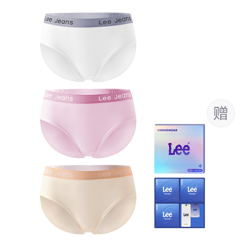 

Классические трусы 101 для женщин упаковка 3 шт Lee, белый
