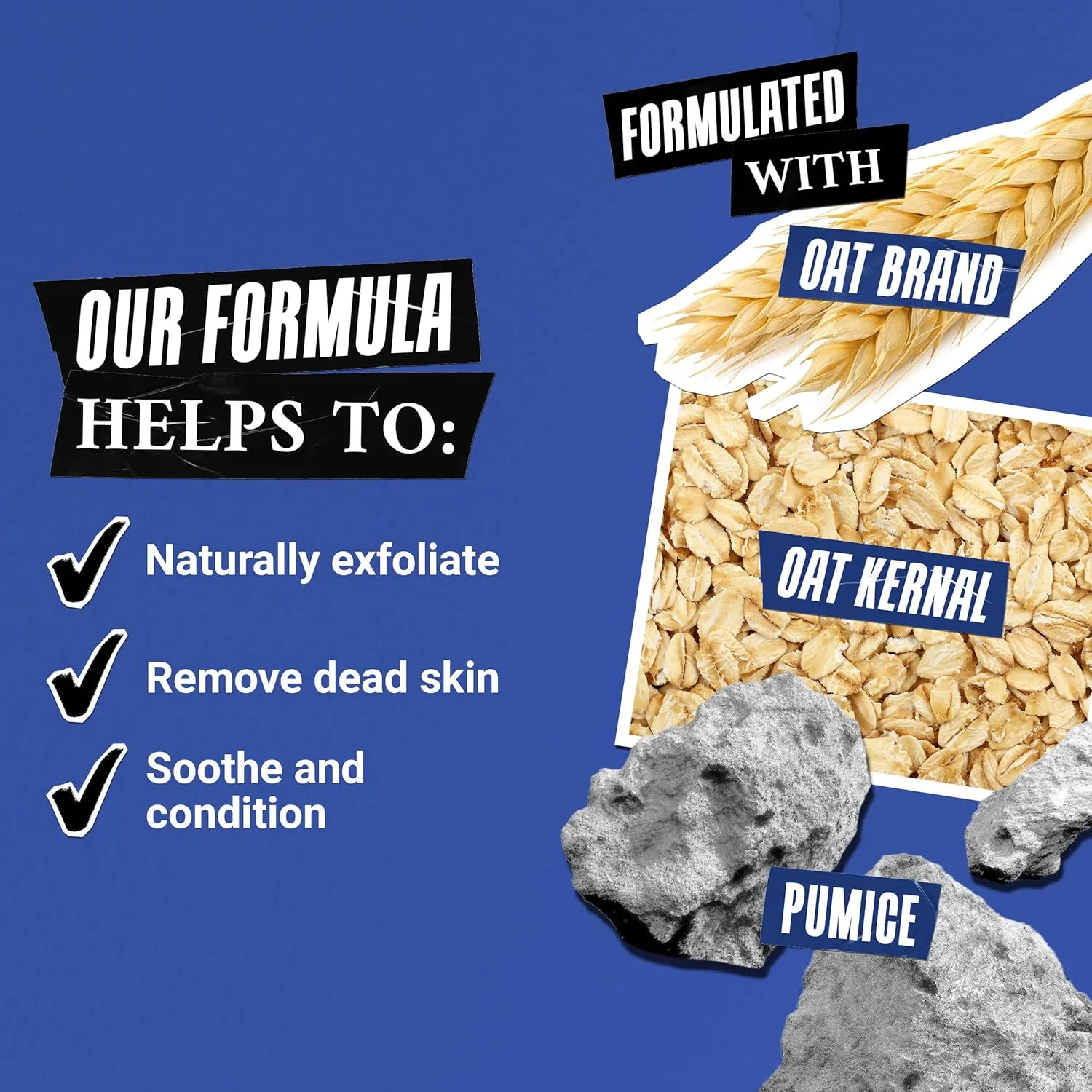Kiehl's Ultimate Man Body Scrub Exfoliating Bar Soap, скраб-мыло для тела, очищает и отшелушивает, с овсяными отрубями и пемзой, 200 г 198.45 г (1 шт.) — фото 3