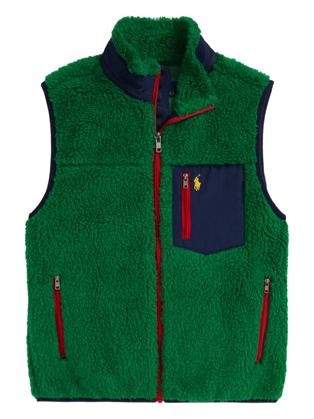 

Флисовый жилет POLO RALPH LAUREN KIDS, зеленый
