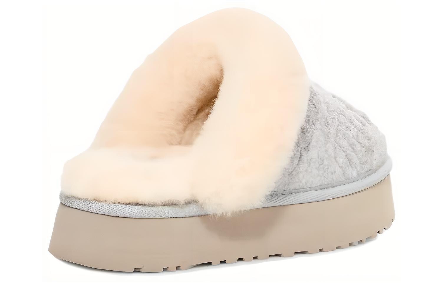 Сабо UGG Disquette Felted Slipper 'Grey' Women's — фото 3
