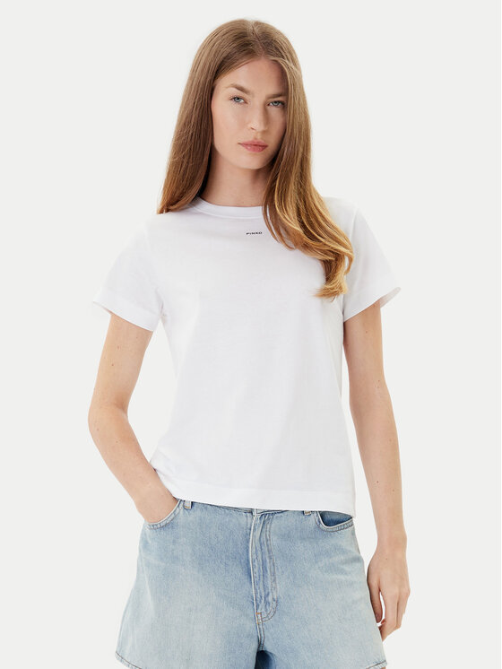 

Футболка regular fit Basico 100373 A2RE Pinko, белый
